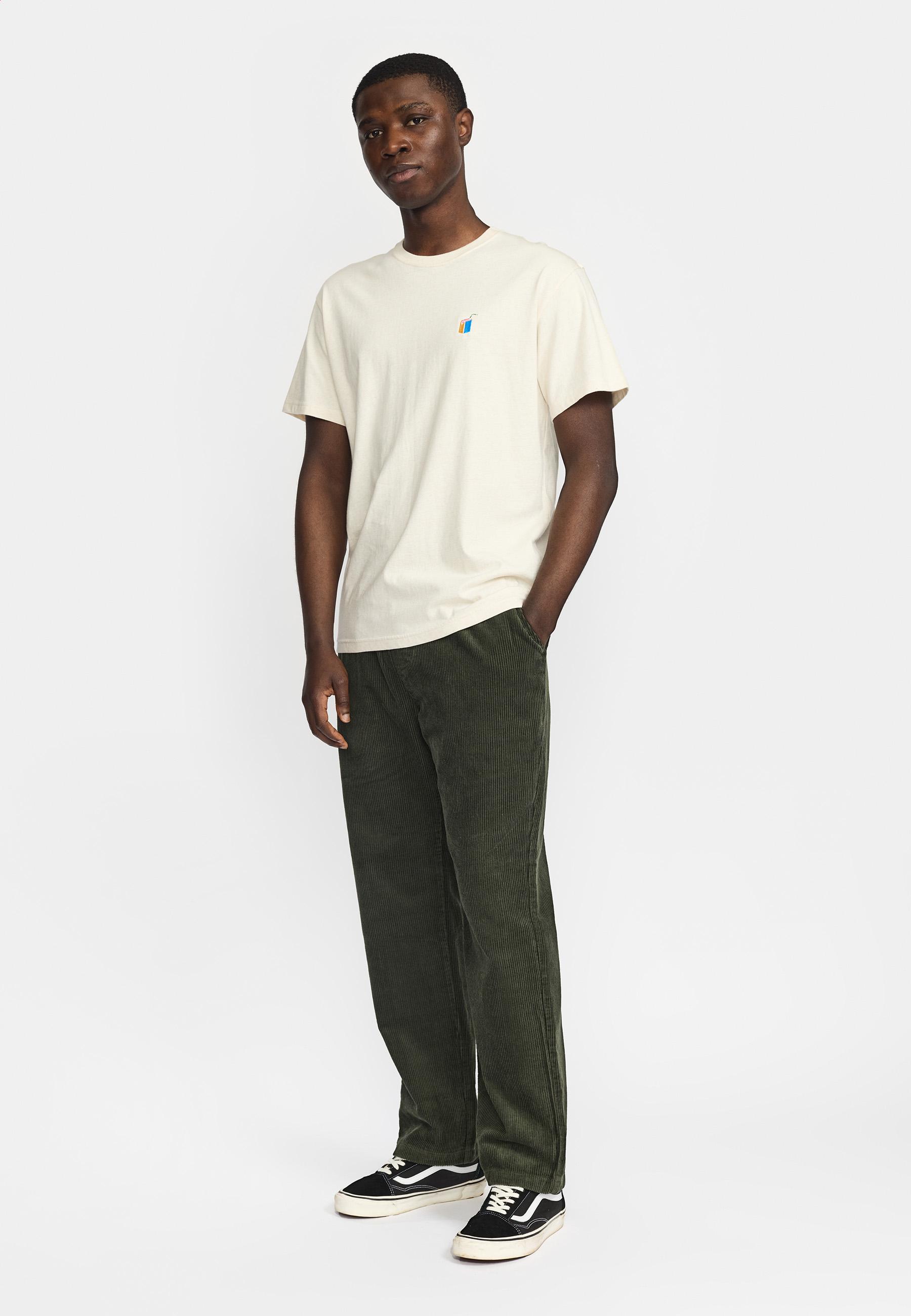 Revolution Trinkpäckchen Offwhite Melange Application T-Shirt Herren cremeweiss